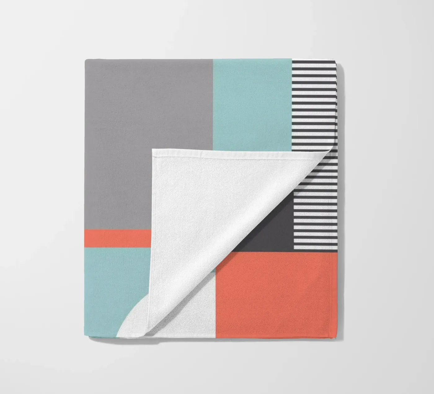 Geometric Pattern beach towel by Kim Hubball Studio
