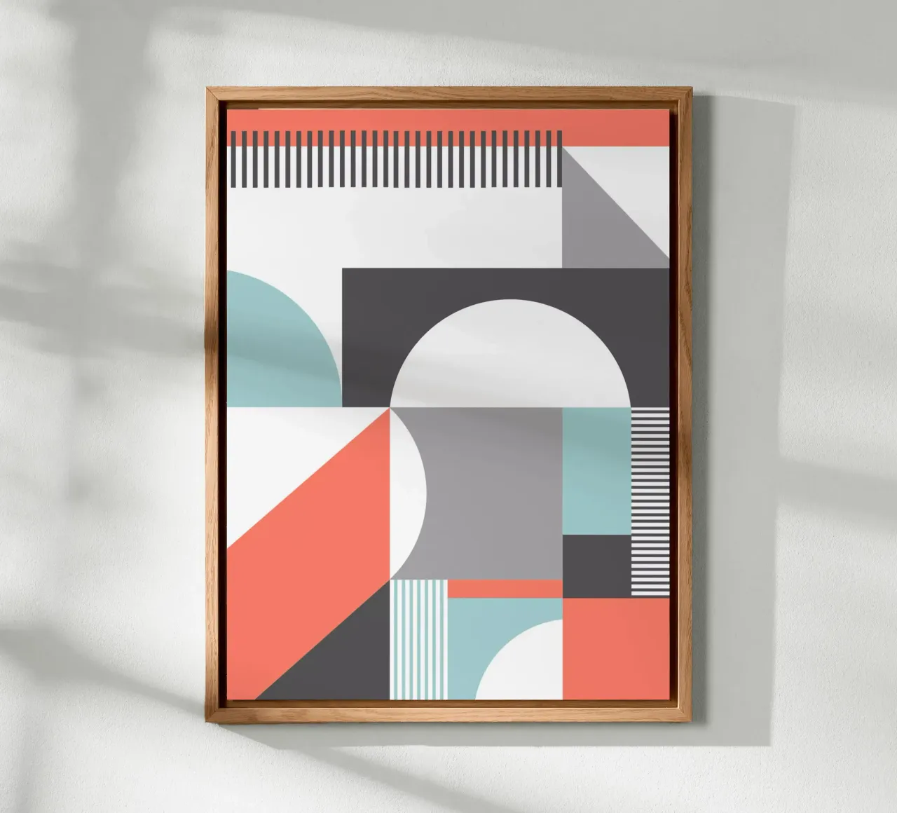 Geometric Pattern forex plate by Kim Hubball Studio