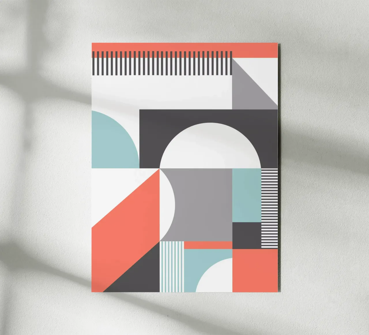 Geometric Pattern forex plate by Kim Hubball Studio