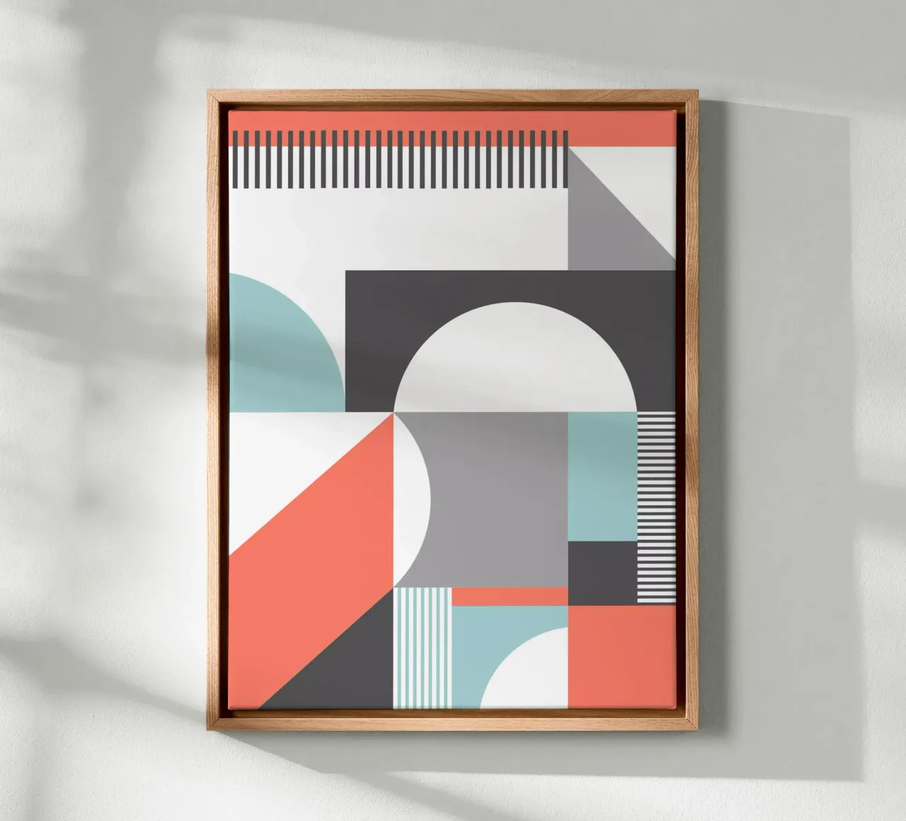 Geometric Pattern canvas by Kim Hubball Studio