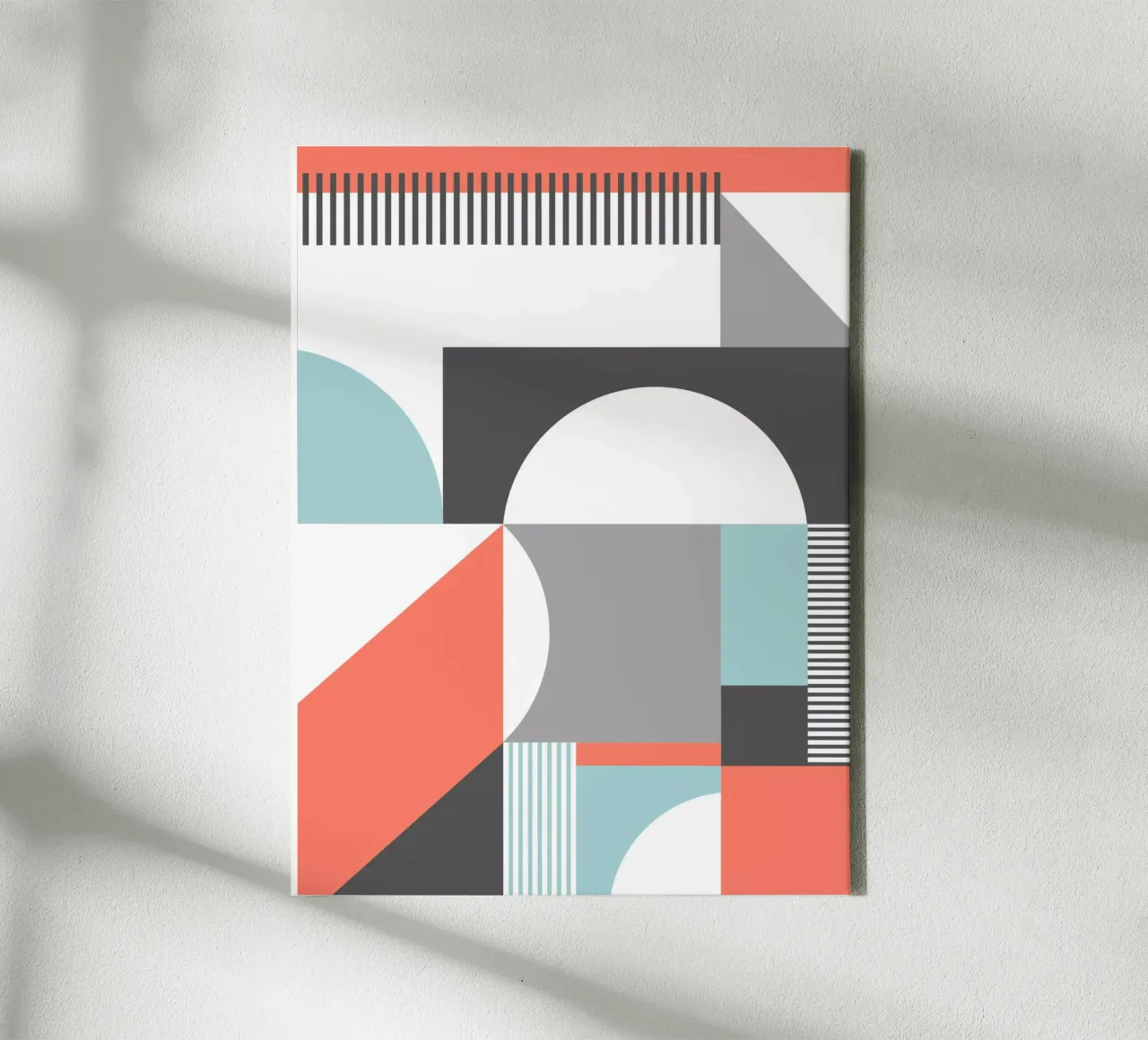 Geometric Pattern canvas by Kim Hubball Studio