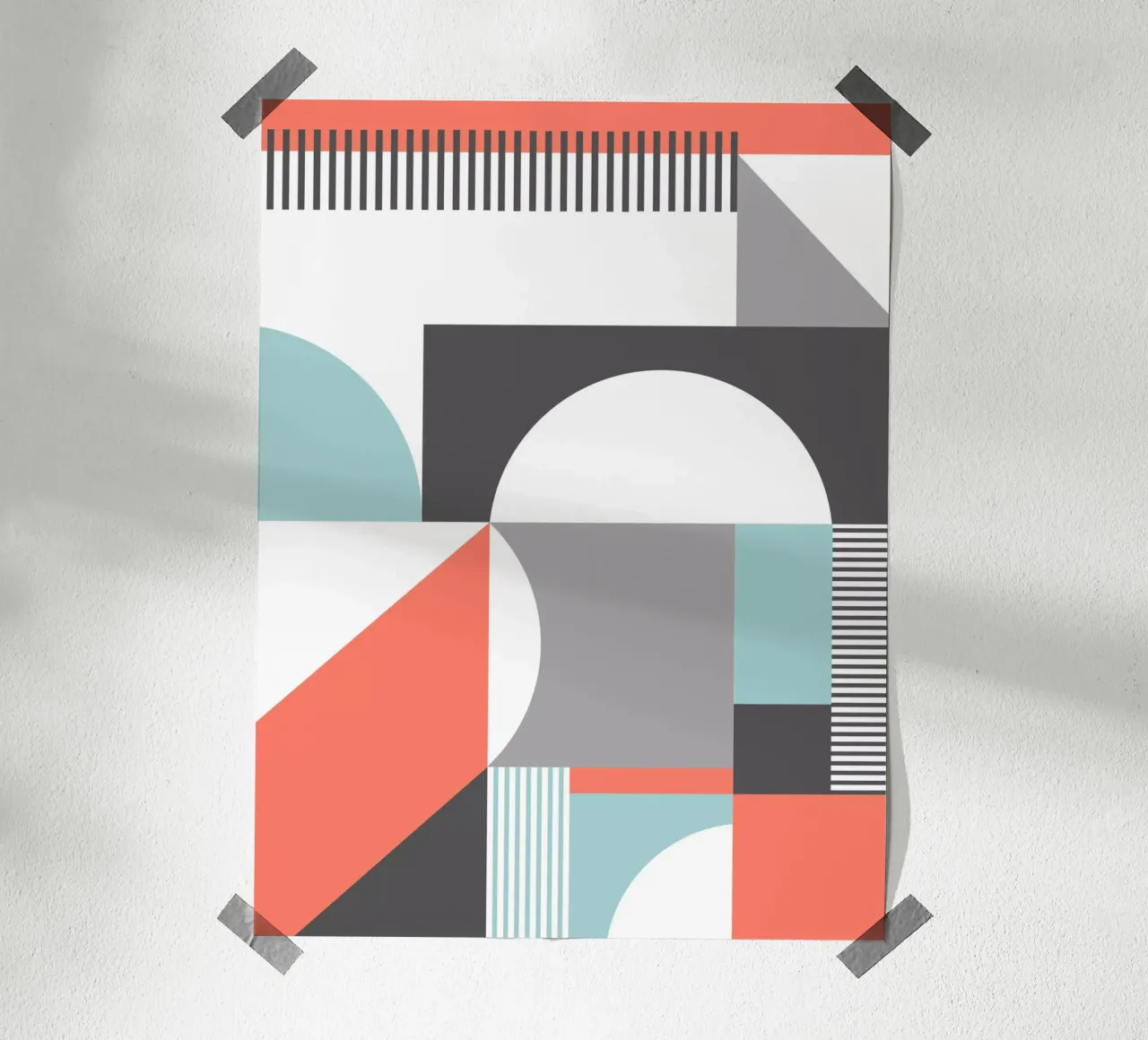 Geometric Pattern poster by Kim Hubball Studio