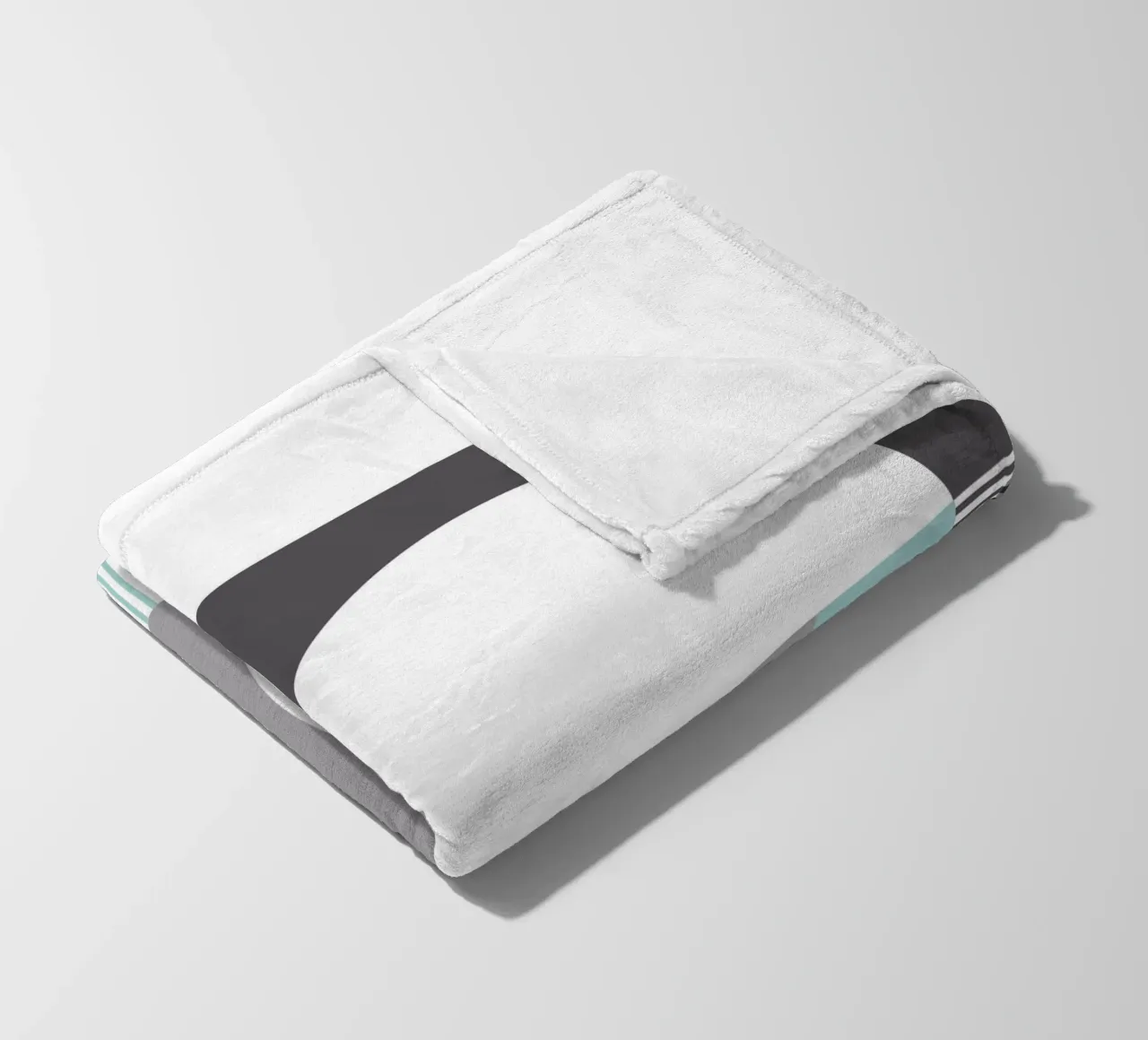 Geometric Pattern fleece blanket by Kim Hubball Studio