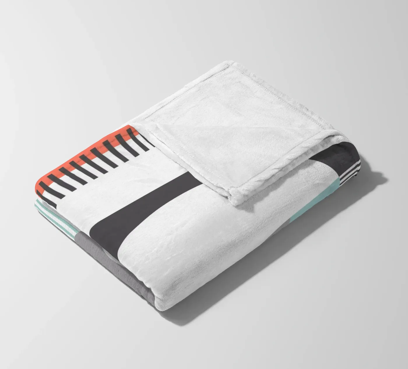 Geometric Pattern plaid polaire de Kim Hubball Studio