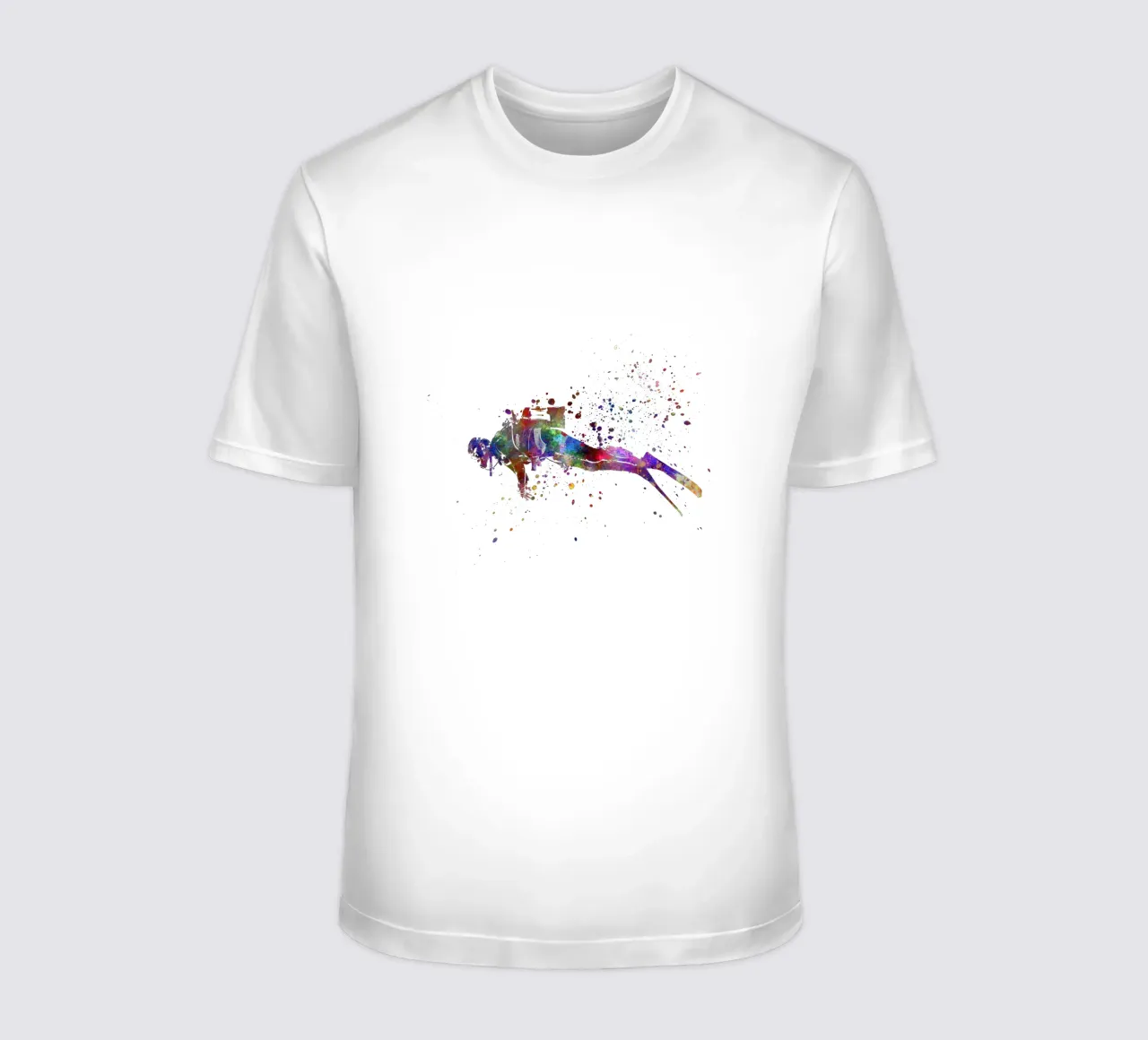 Acquarellista con immersione subacquea t-shirt da ⚽ Sports Pulse