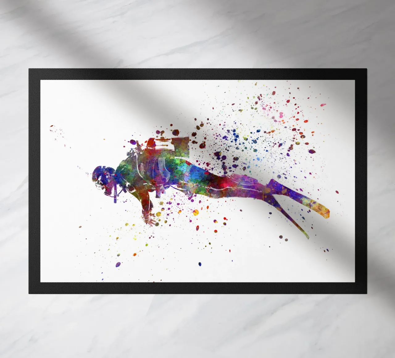 Acquarellista con immersione subacquea zerbino da ⚽ Sports Pulse