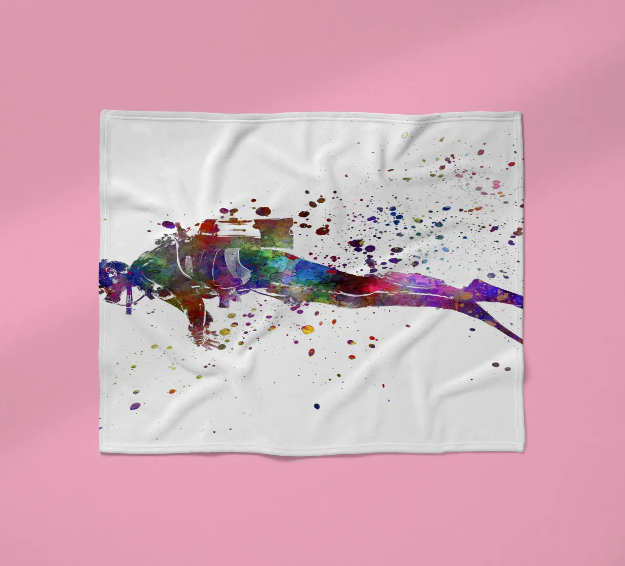 Acquarellista con immersione subacquea coperta in pile da ⚽ Sports Pulse