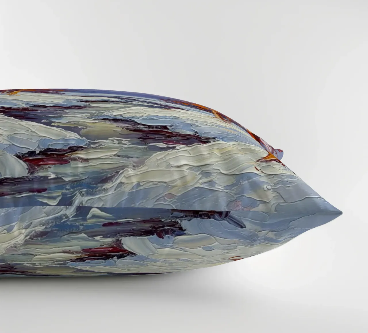 L'abbraccio dorato dell'inverno: cuscino da Artistic-shop