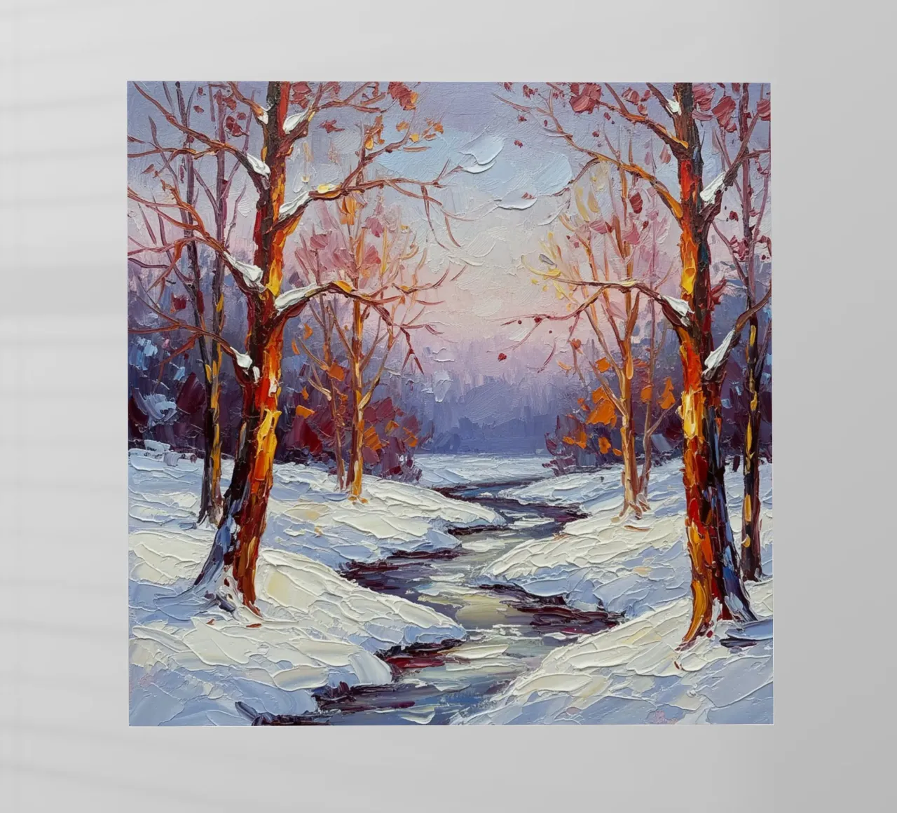 L'abbraccio dorato dell'inverno: pellicola backlit da Artistic-shop