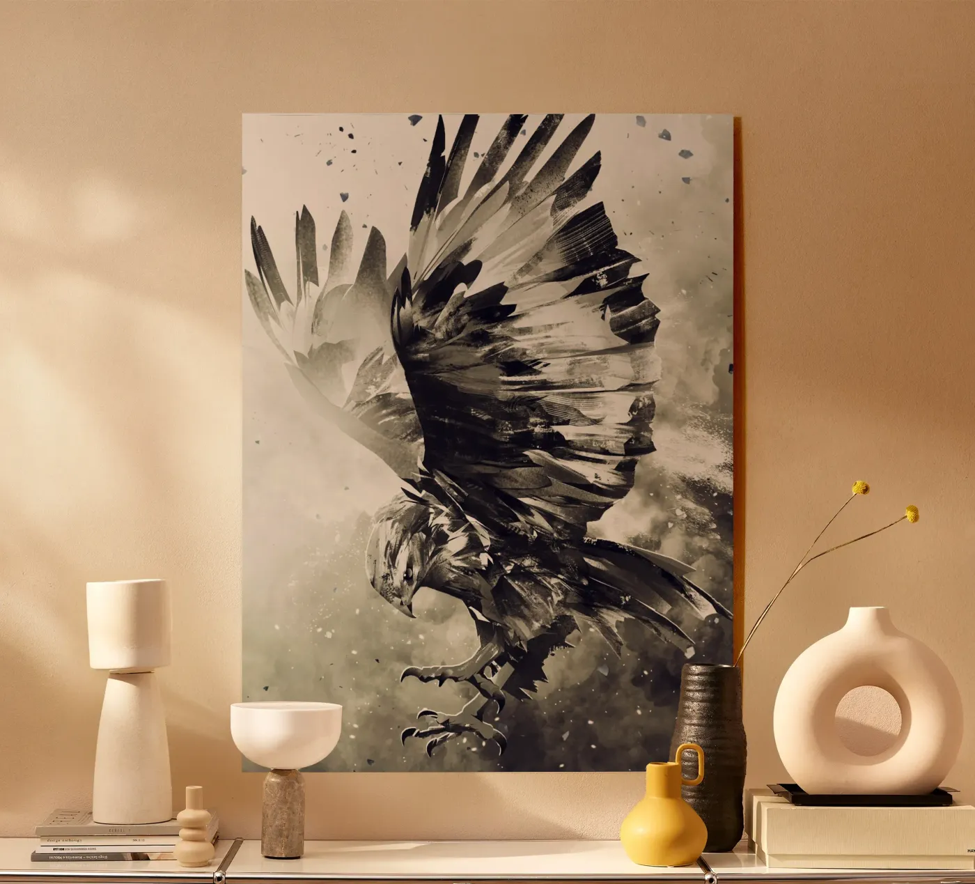 Eagle acrylic glass by Mateo