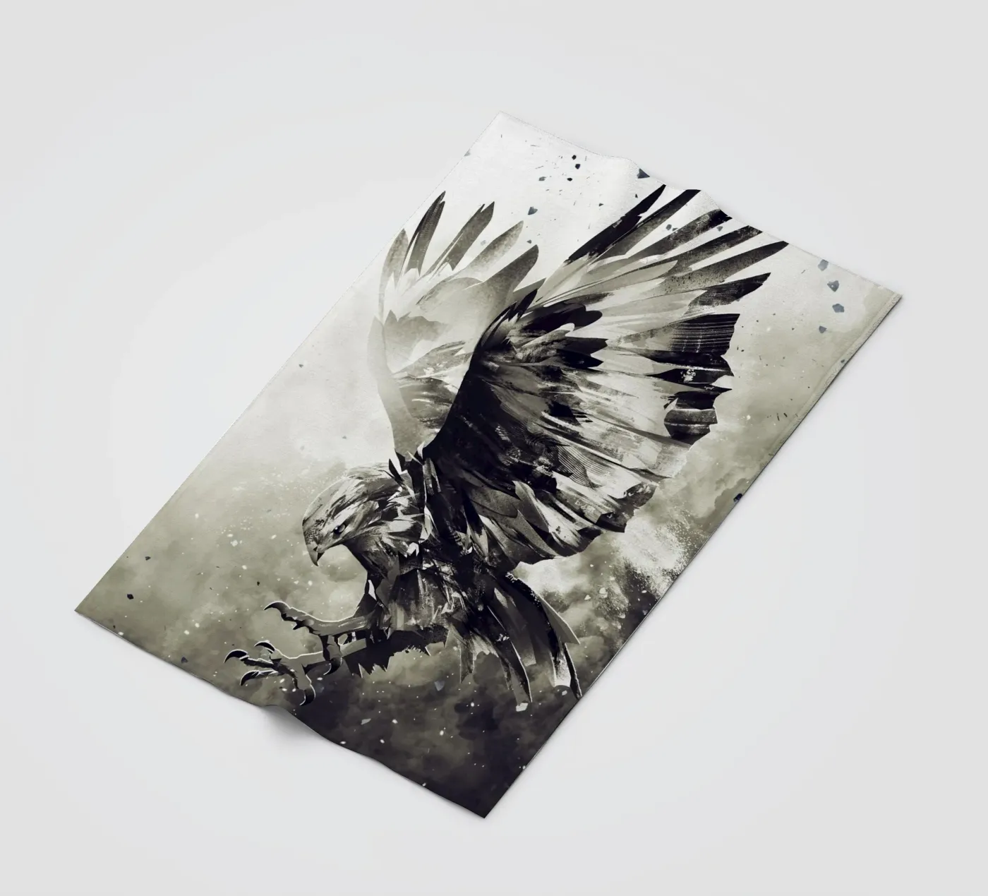 Eagle fleece blanket by Mateo