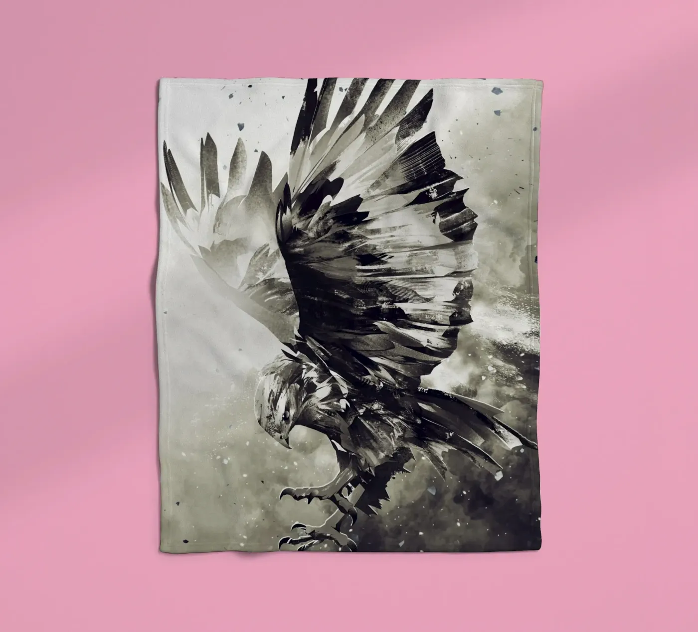 Eagle fleece blanket by Mateo