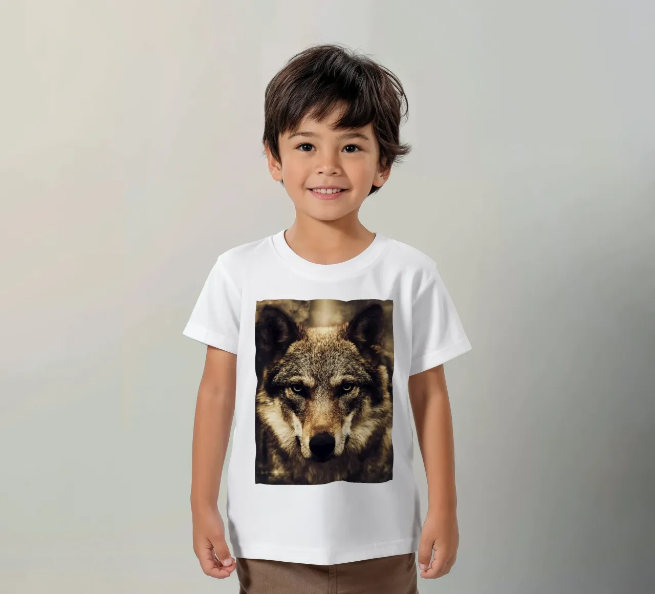 Wolf t-shirt bambini da Mateo