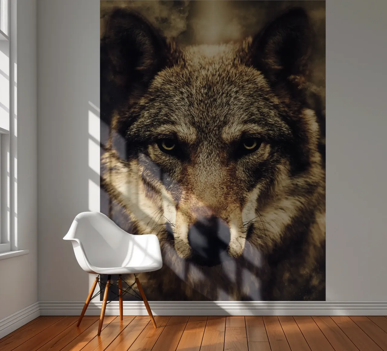 Wolf fotobehang van Mateo