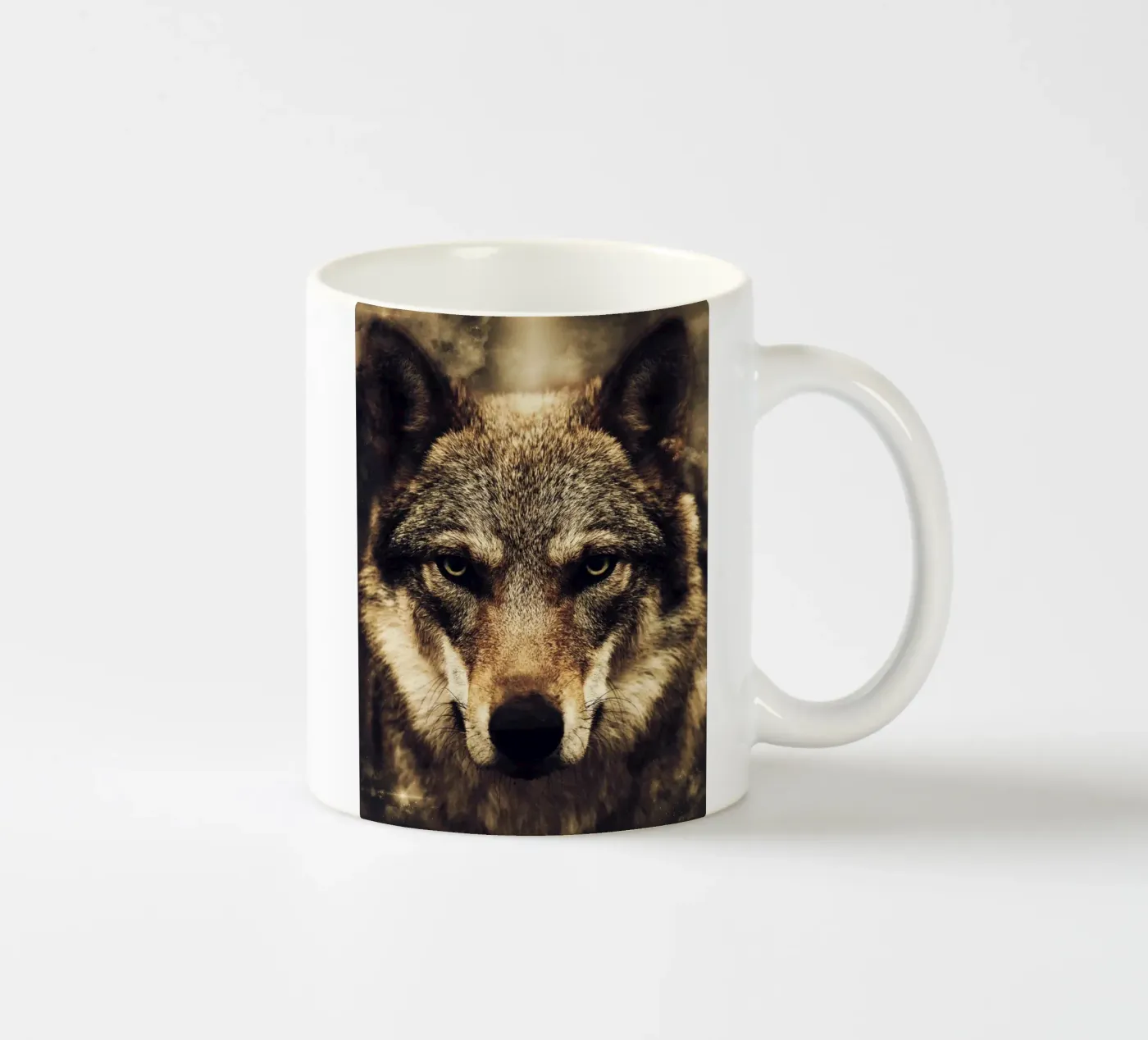 Wolf ceramic mug by Mateo
