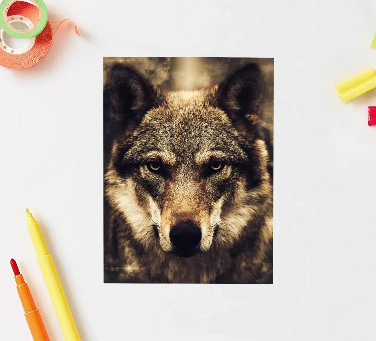 Wolf sticker by Mateo