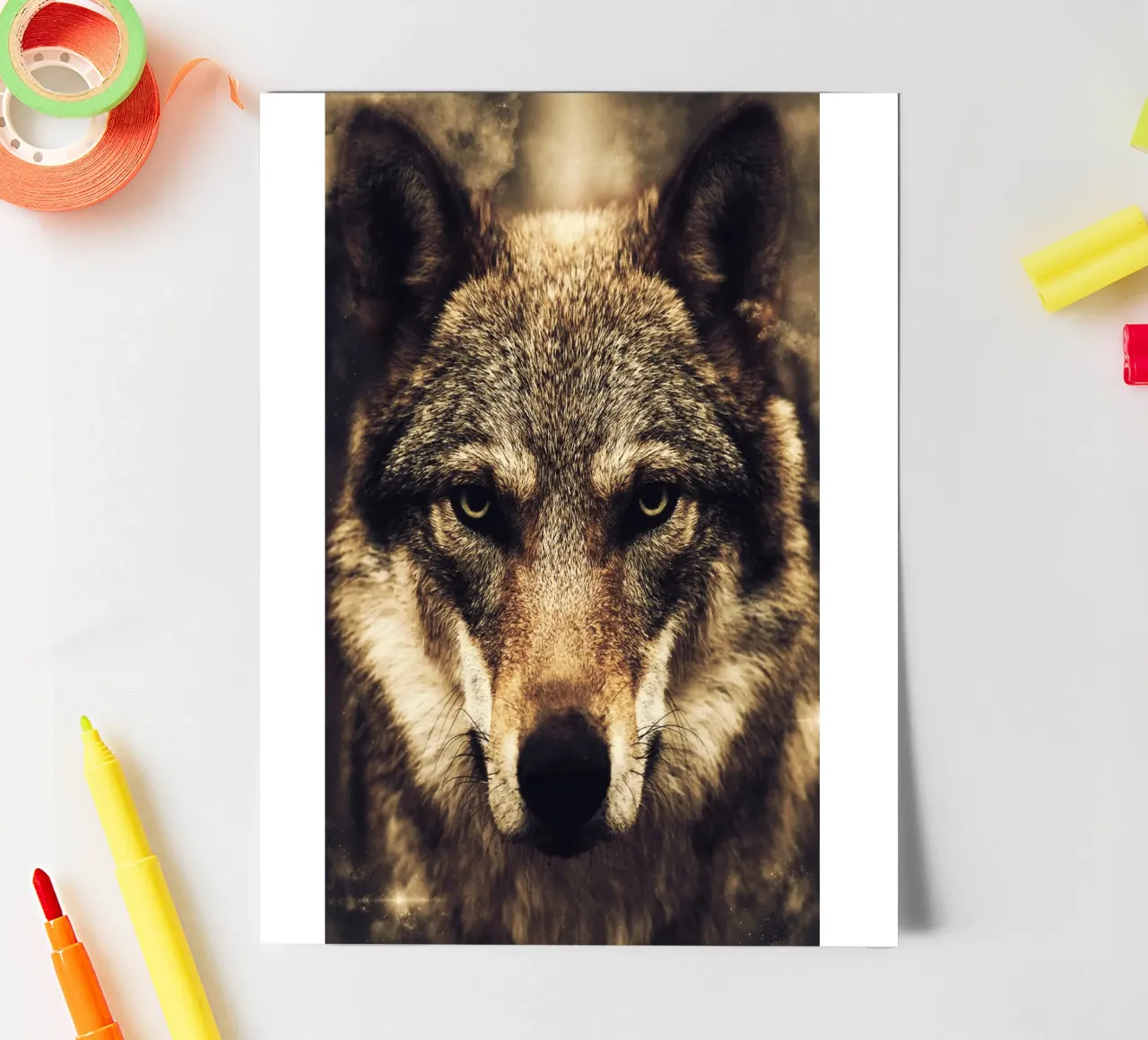 Wolf sticker sheet by Mateo