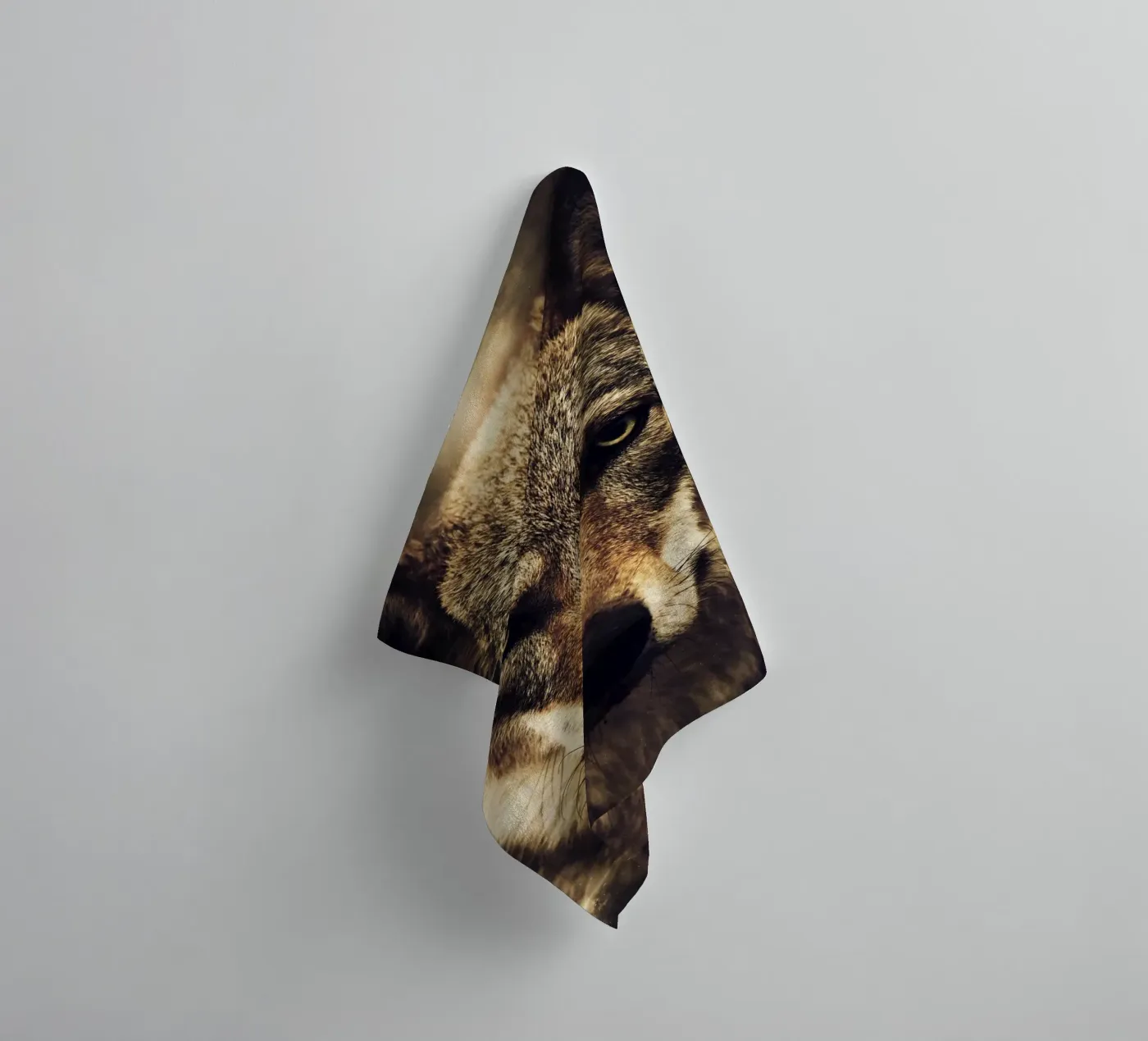 Wolf serviette de bain de Mateo