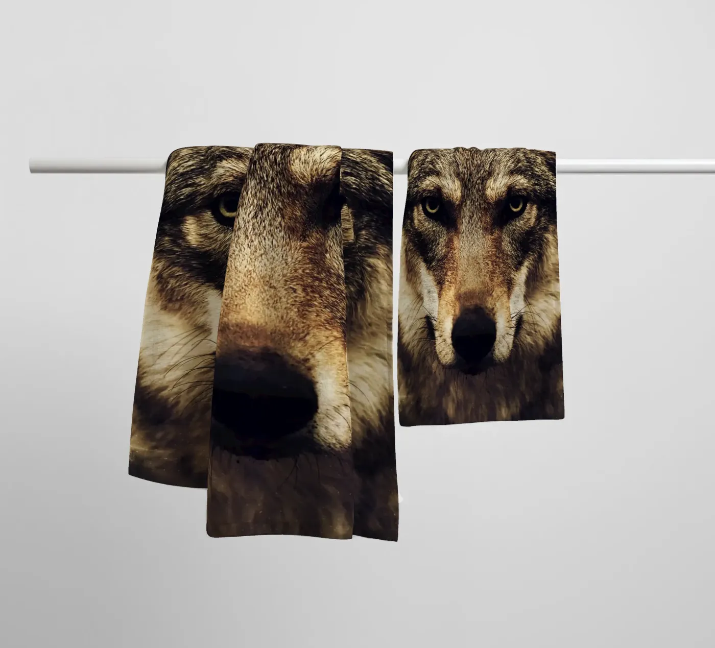 Wolf asciugamano da bagno da Mateo