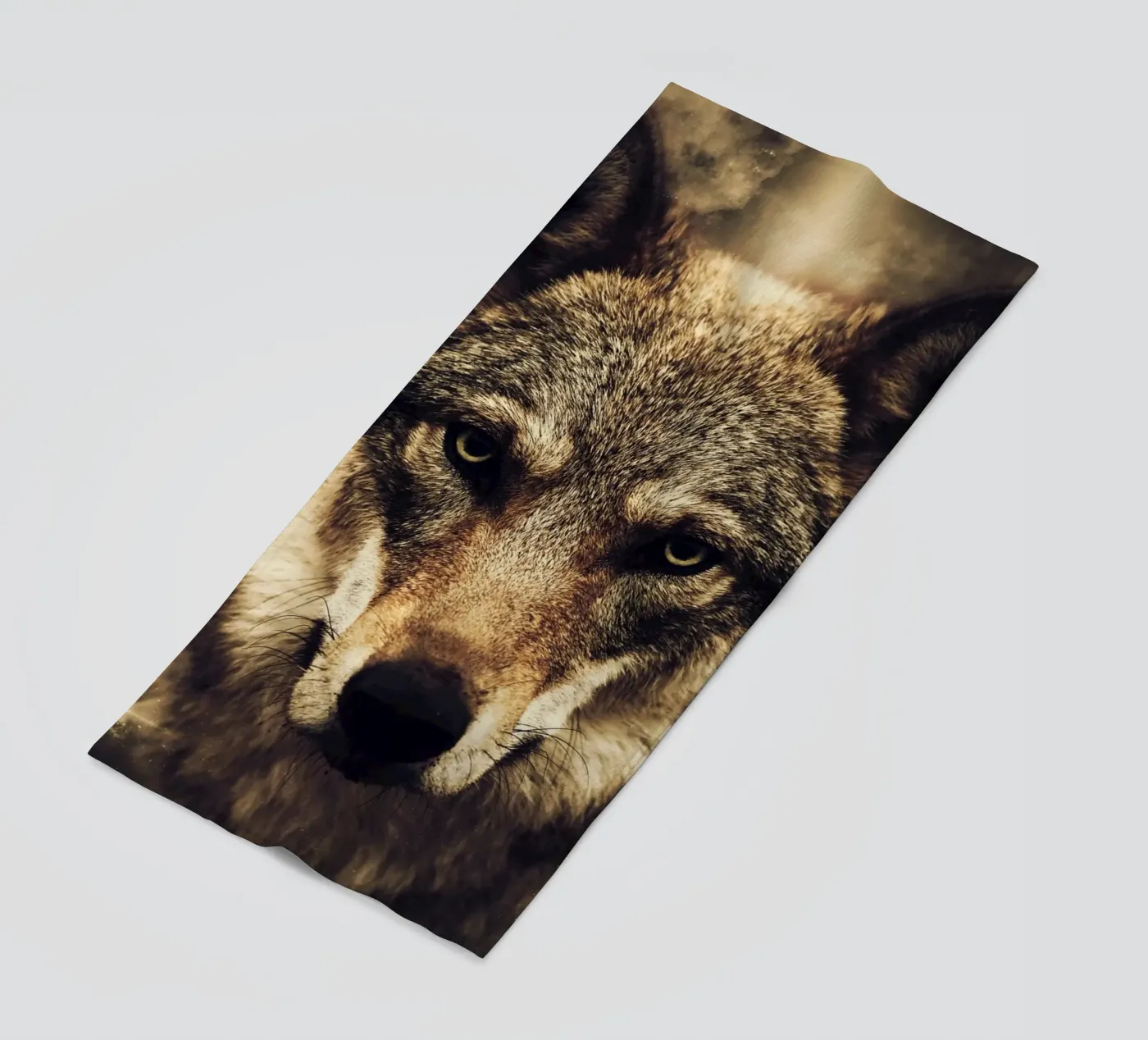 Wolf beach towel by Mateo