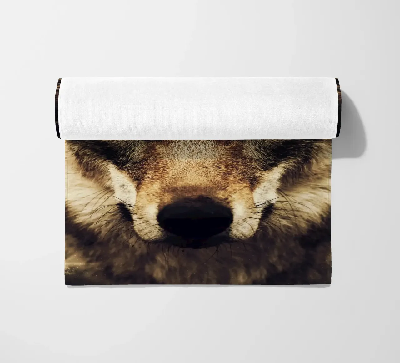 Wolf strandhanddoek van Mateo