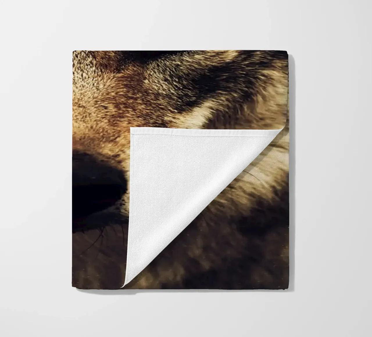 Wolf strandhanddoek van Mateo