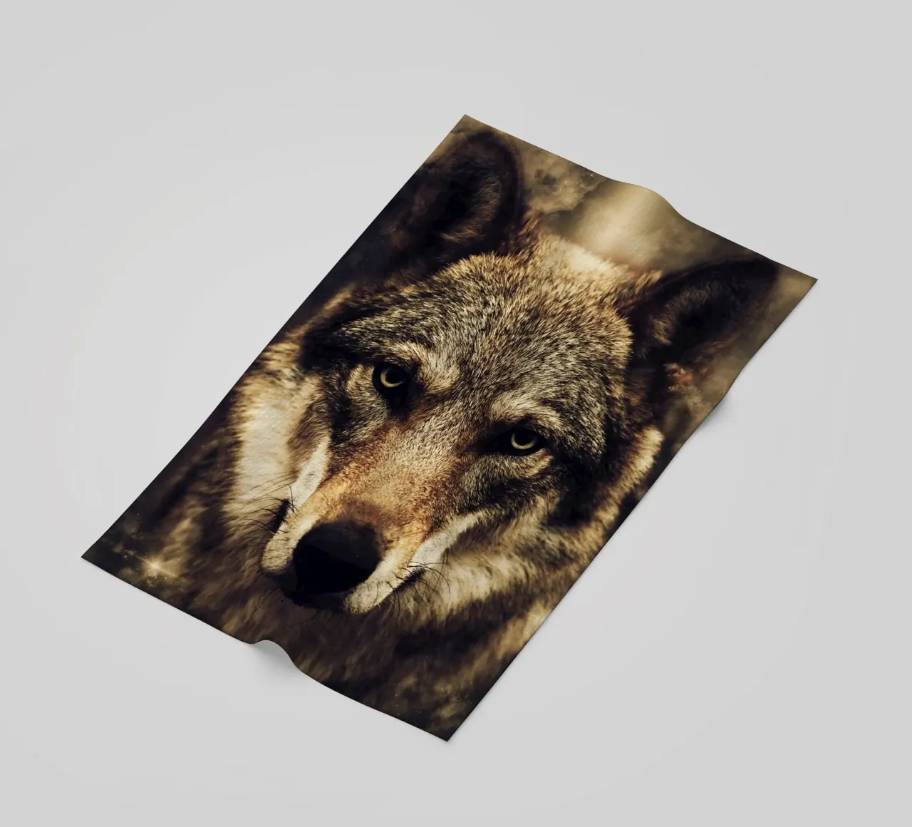 Wolf strandhanddoek van Mateo