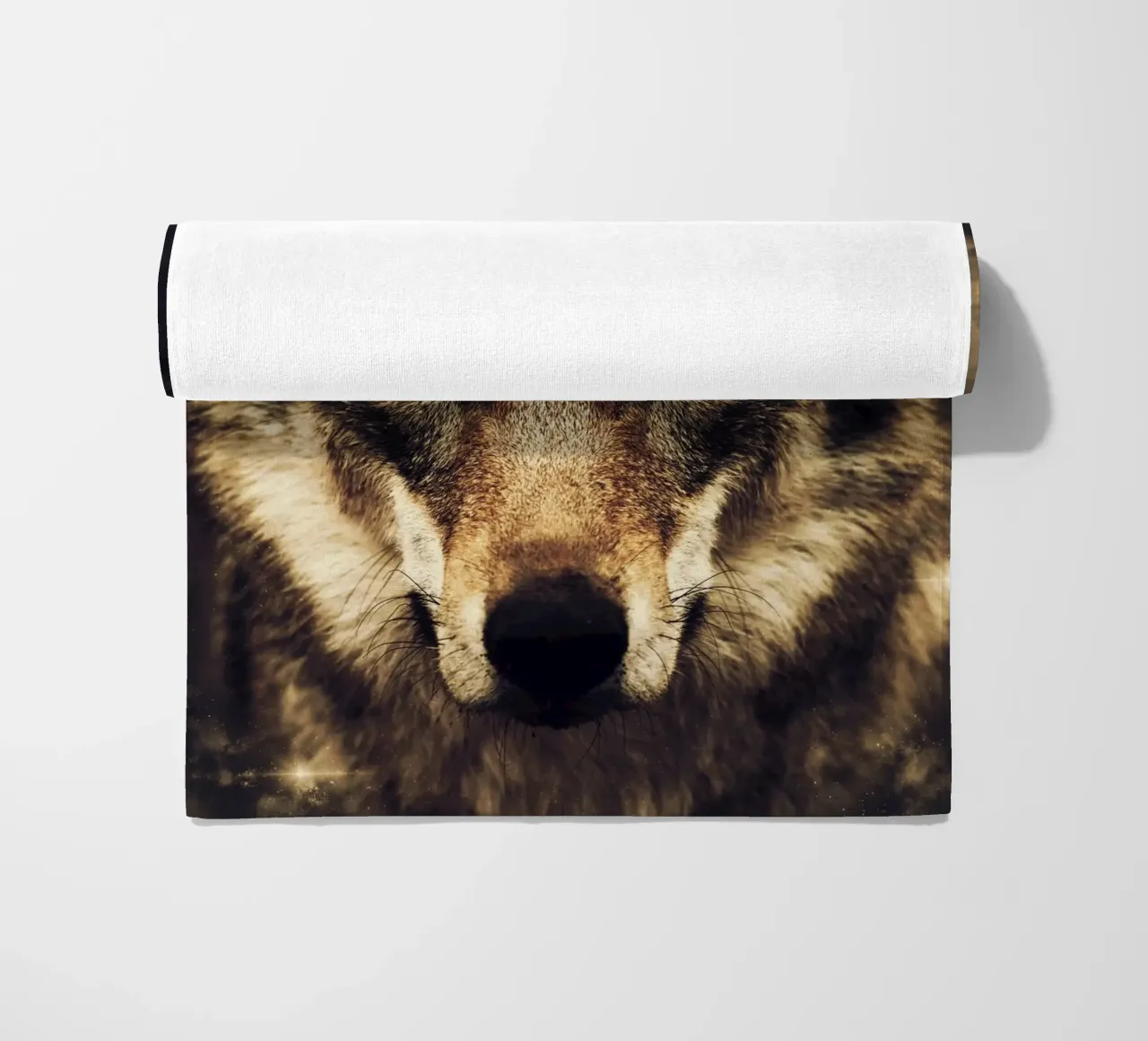 Wolf strandhanddoek van Mateo