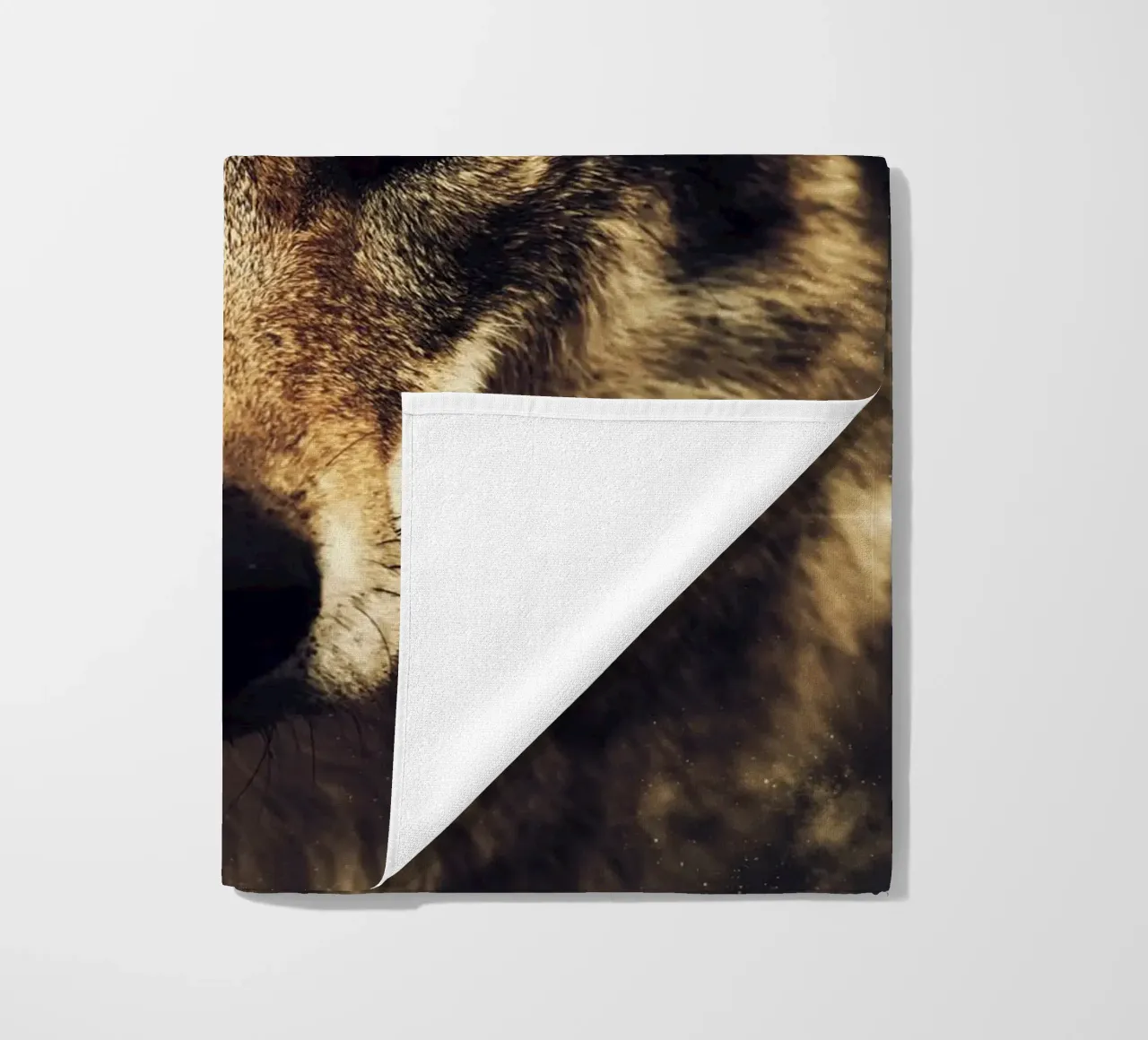 Wolf strandhanddoek van Mateo