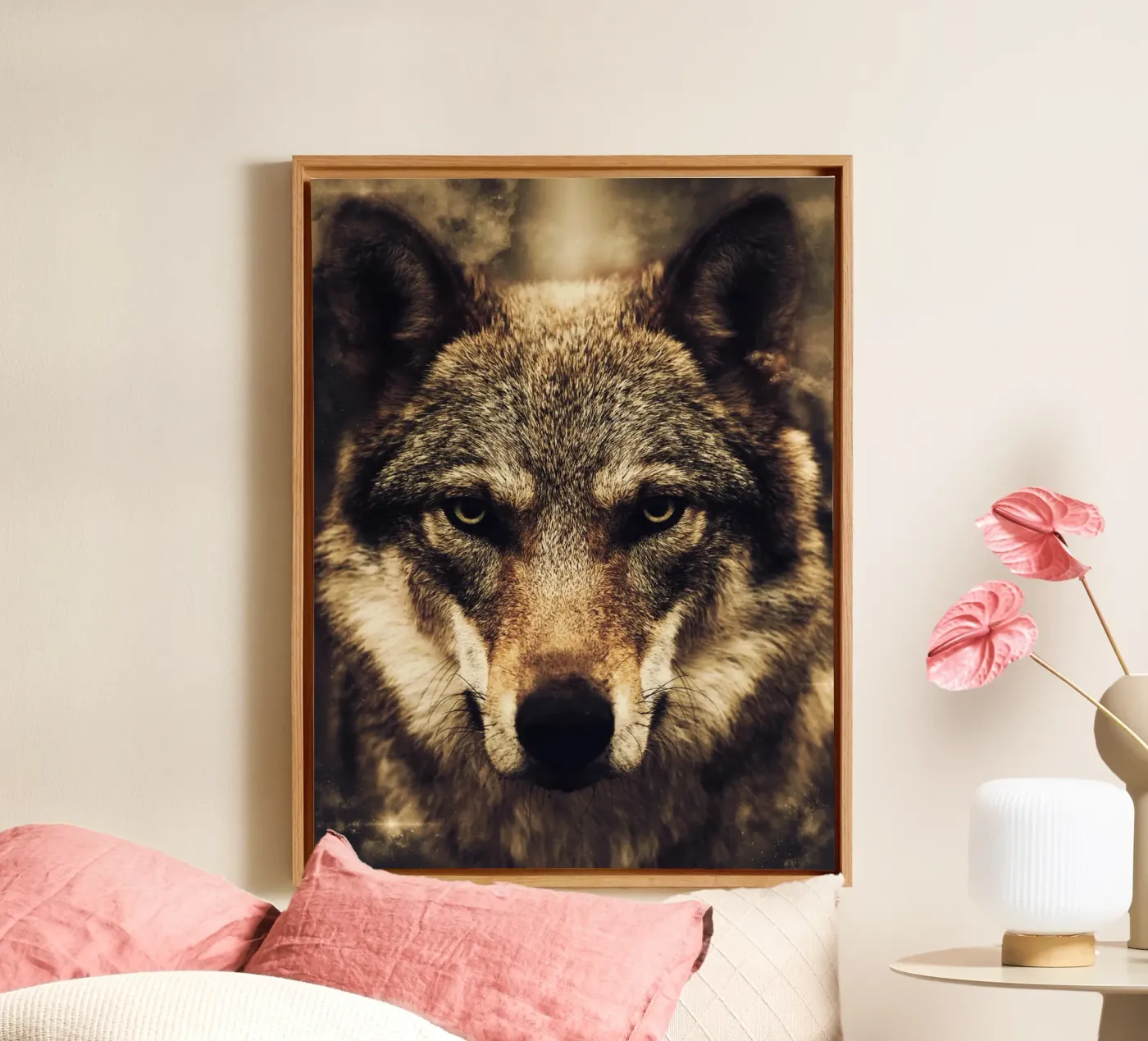 Wolf canvas by Mateo