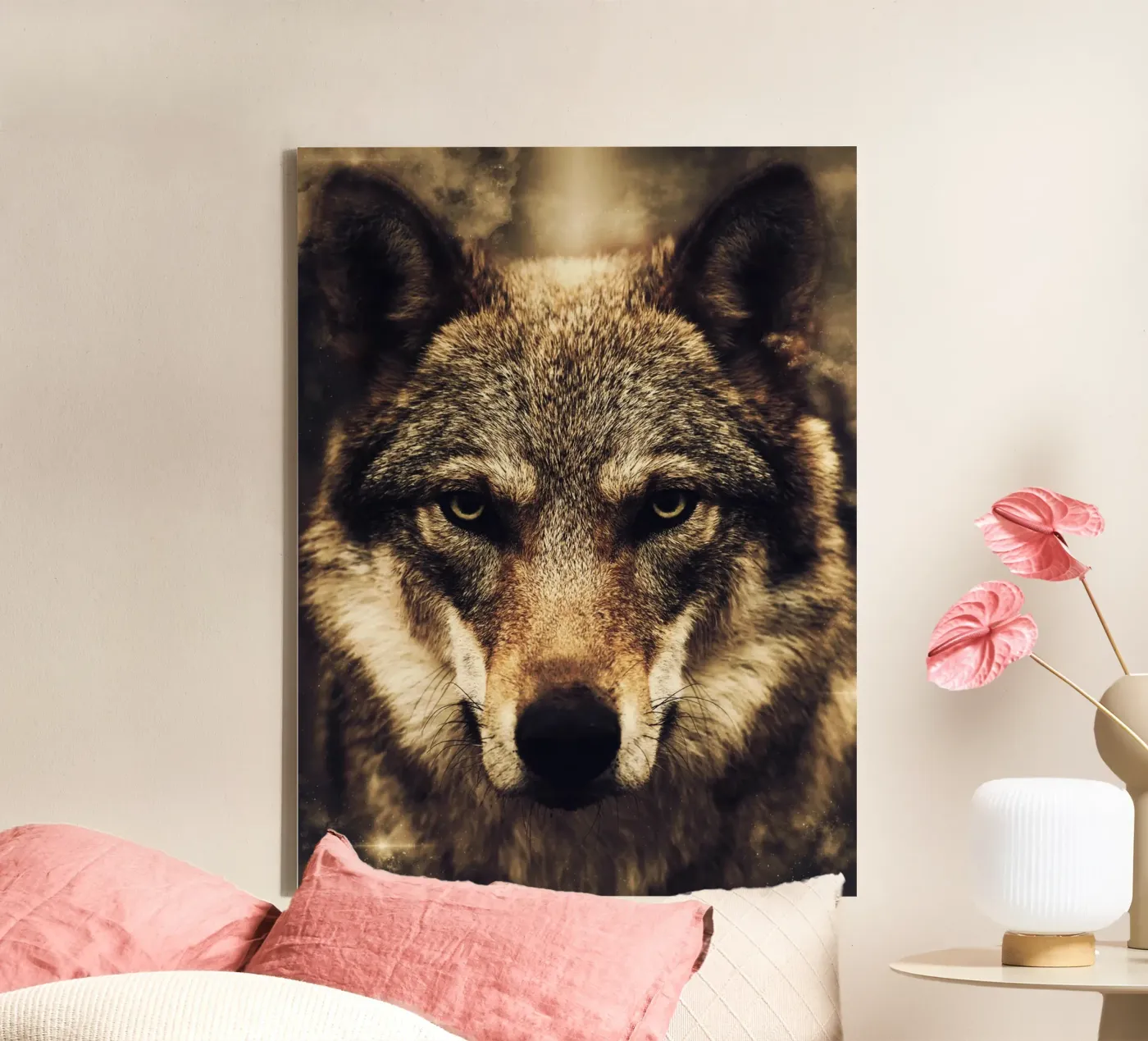 Wolf canvas by Mateo