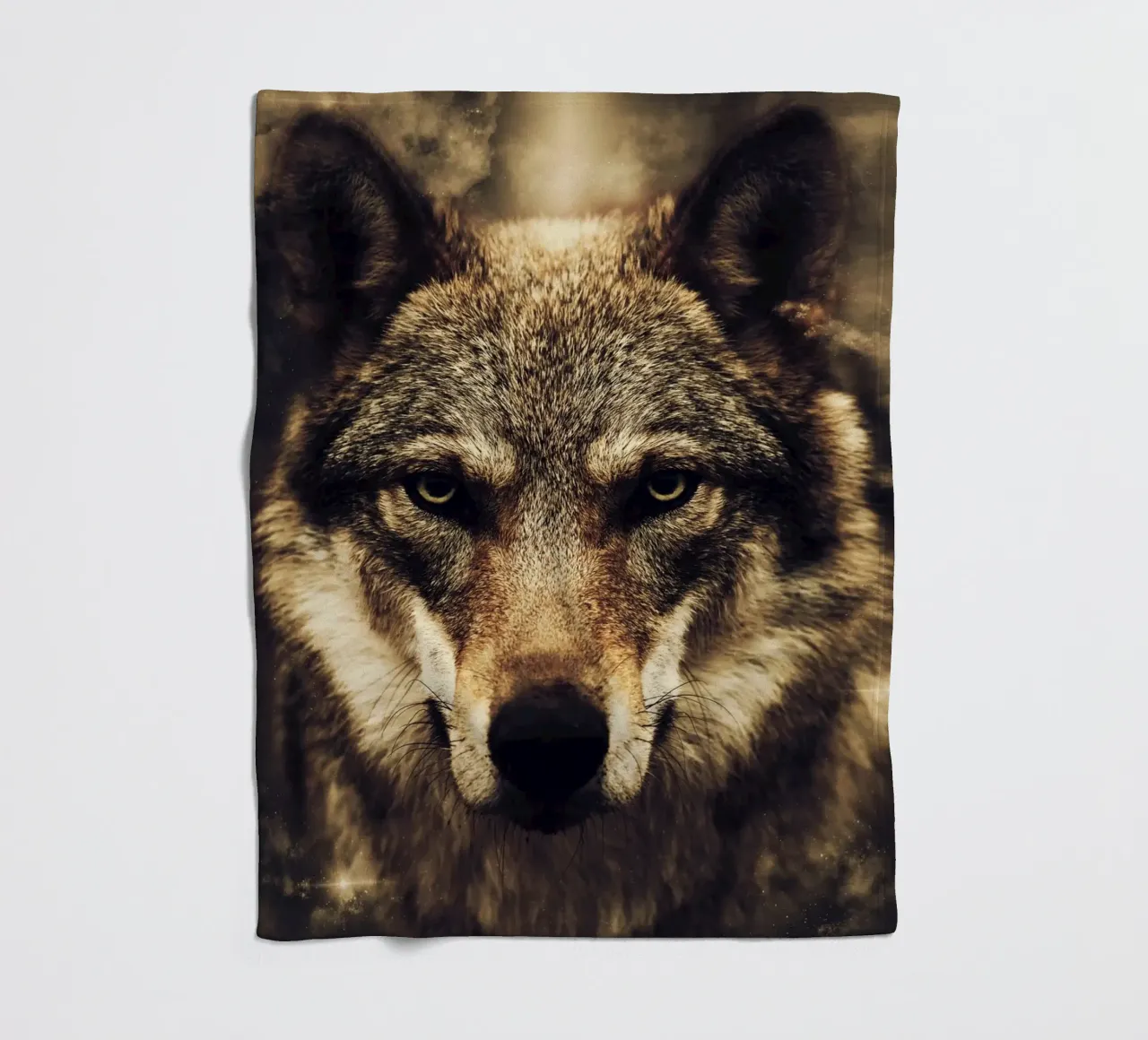 Wolf Fleecedecke von Mateo