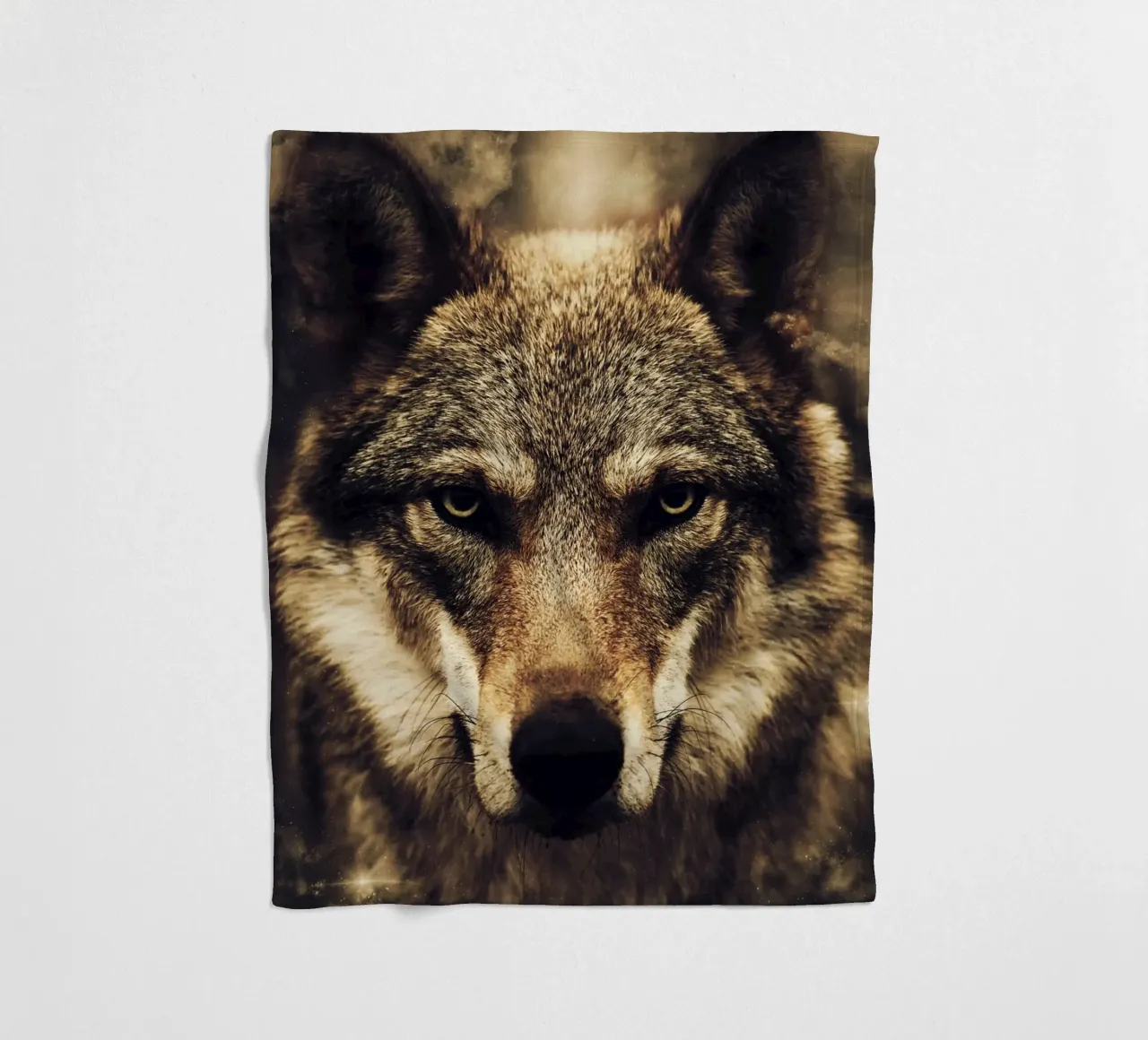 Wolf Fleecedecke von Mateo