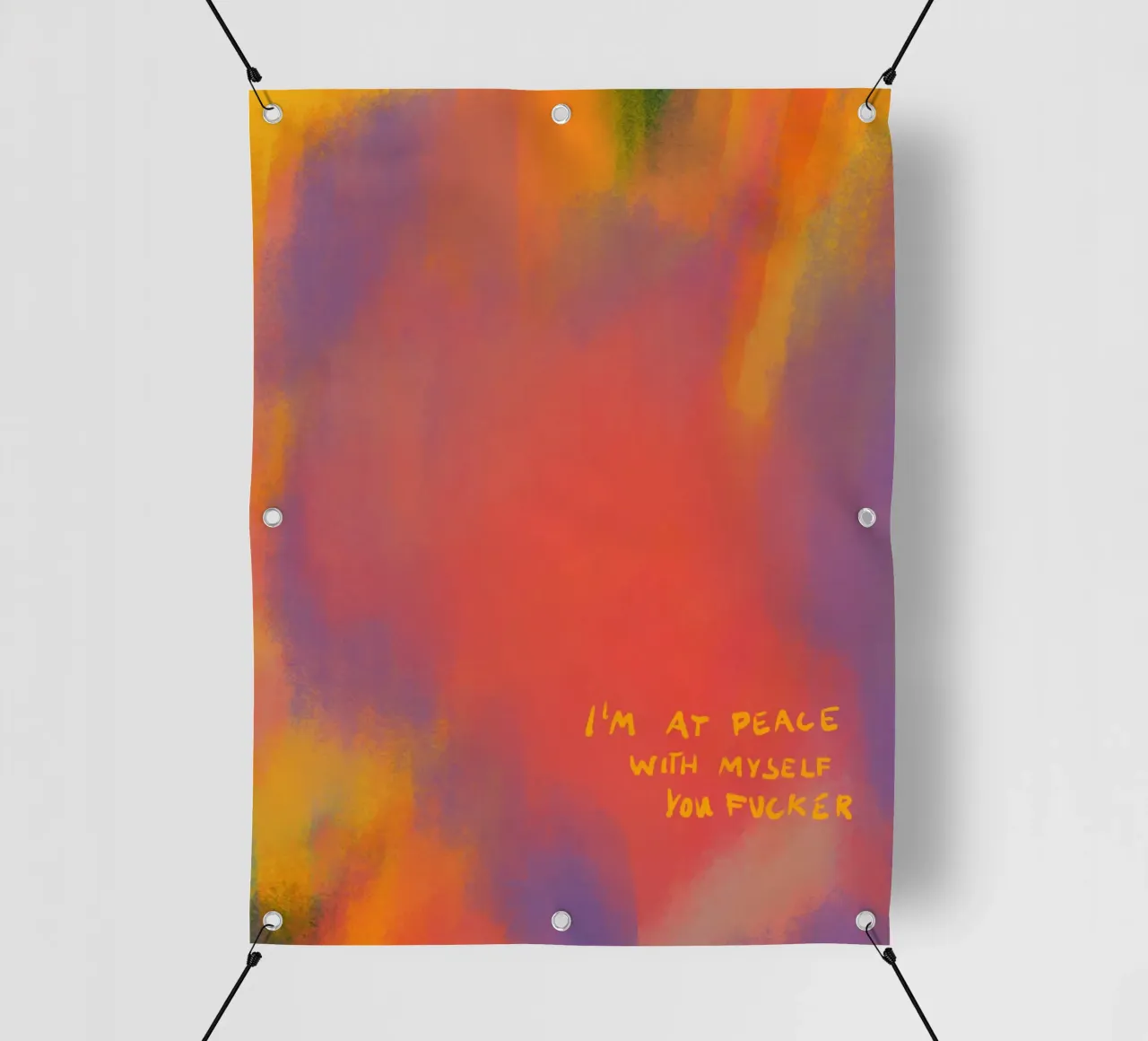 Pittura astratta - in pace telo in pvc da Illustration Raissa Oltmanns