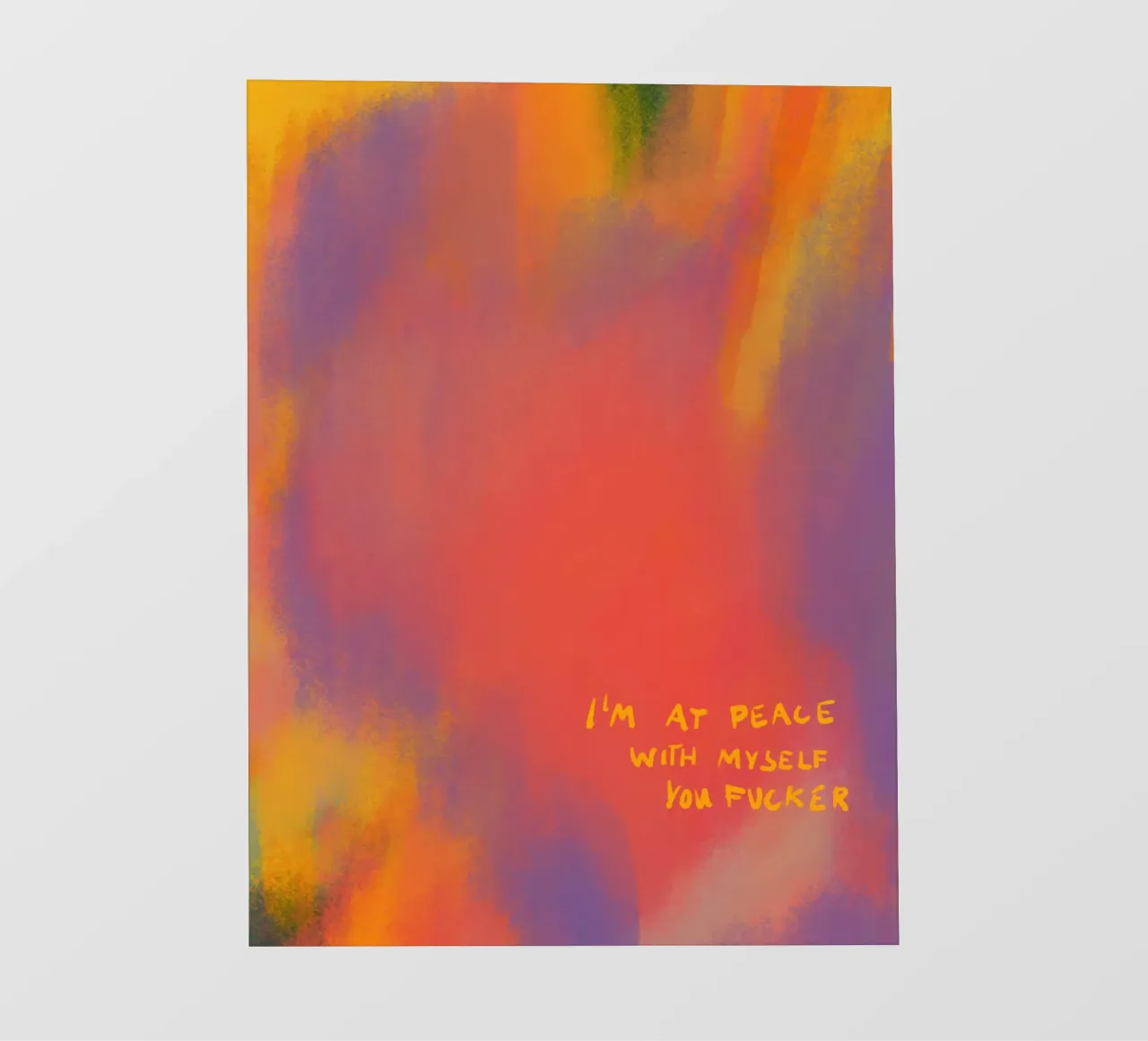 Pittura astratta - in pace telo in pvc da Illustration Raissa Oltmanns