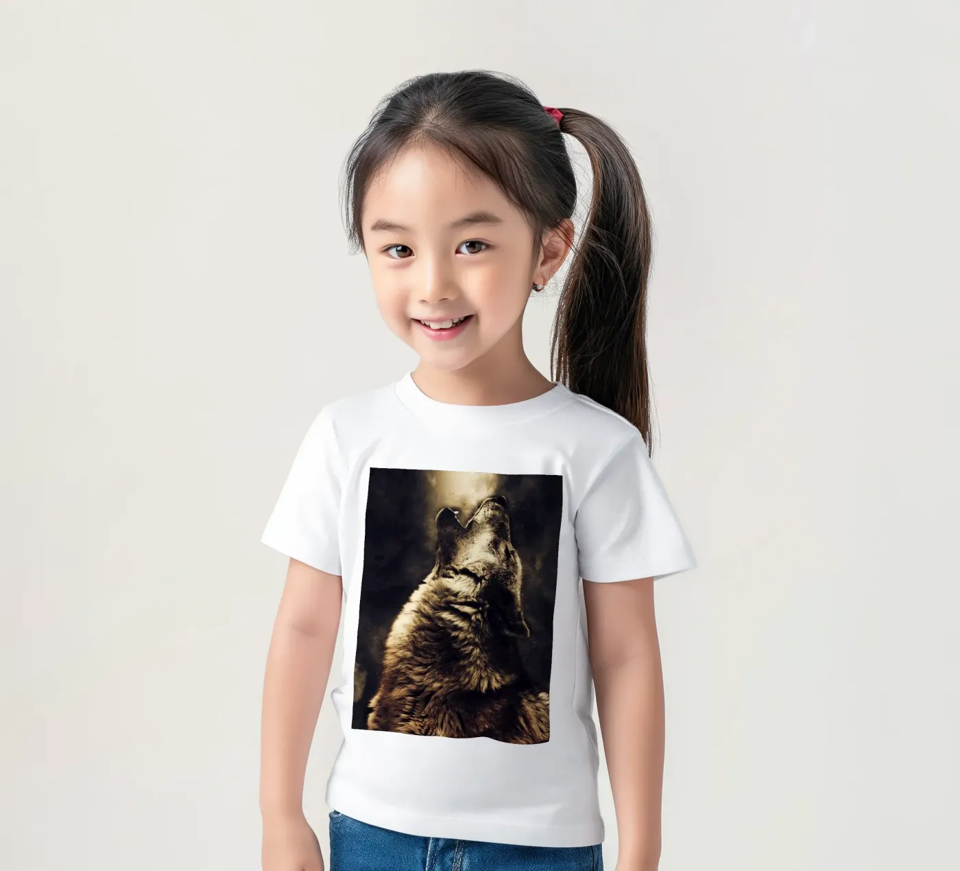 Wolf 2 kinder t-shirt van Mateo