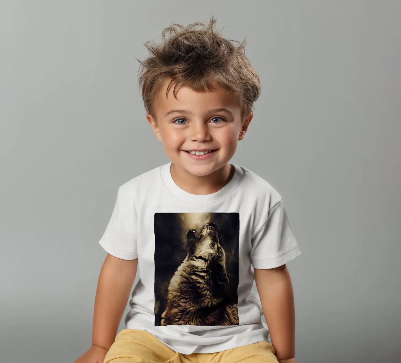 Wolf 2 kinder t-shirt van Mateo