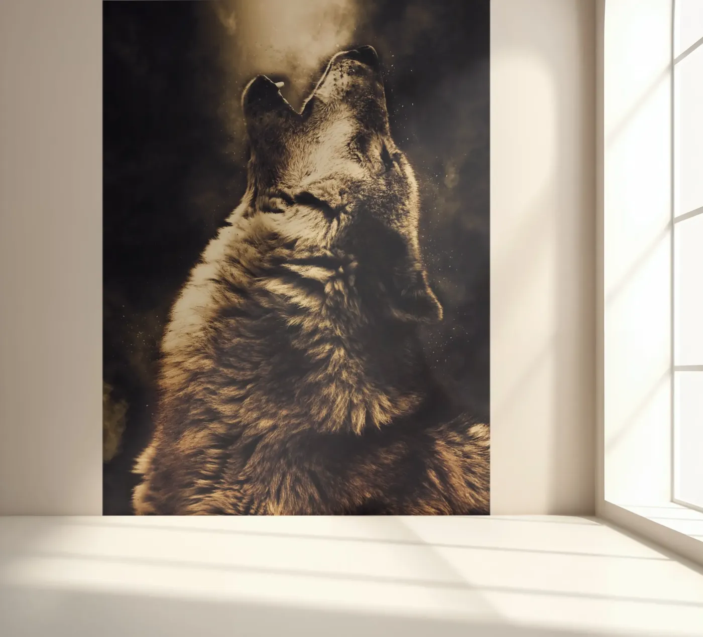 Wolf 2 fotobehang van Mateo