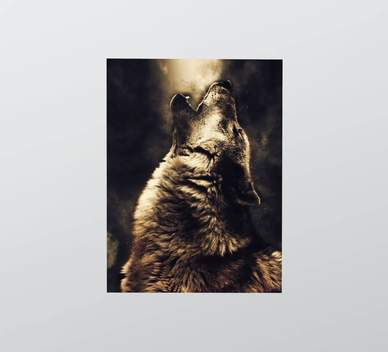 Wolf 2 sticker by Mateo