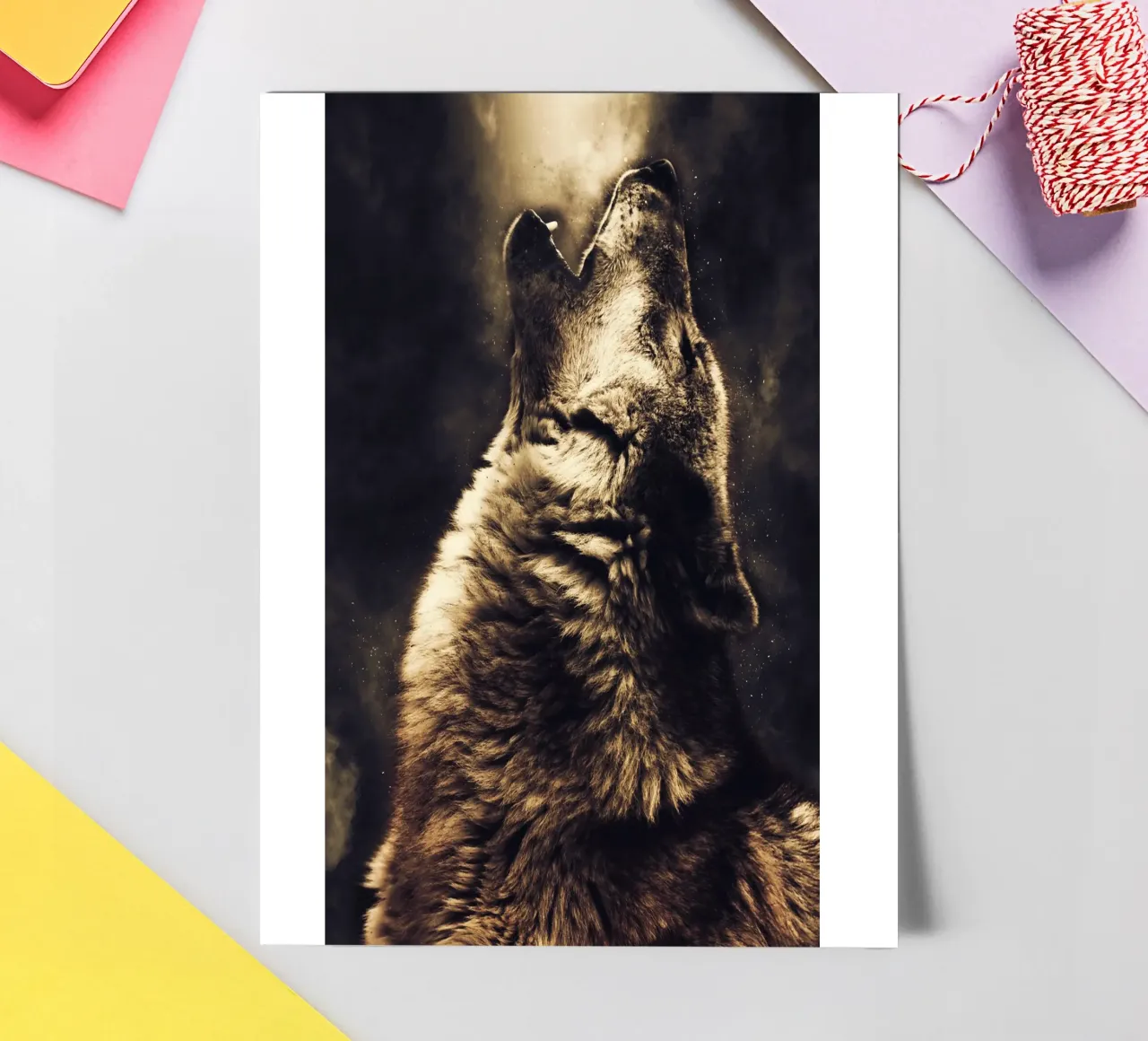 Wolf 2 sticker sheet by Mateo