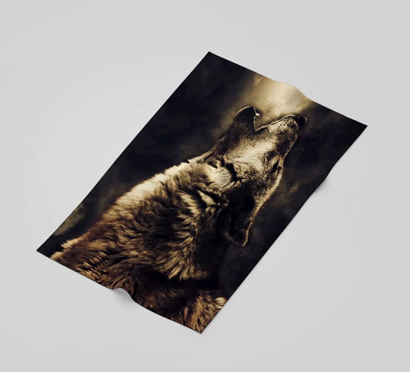 Wolf 2 Strandtuch von Mateo