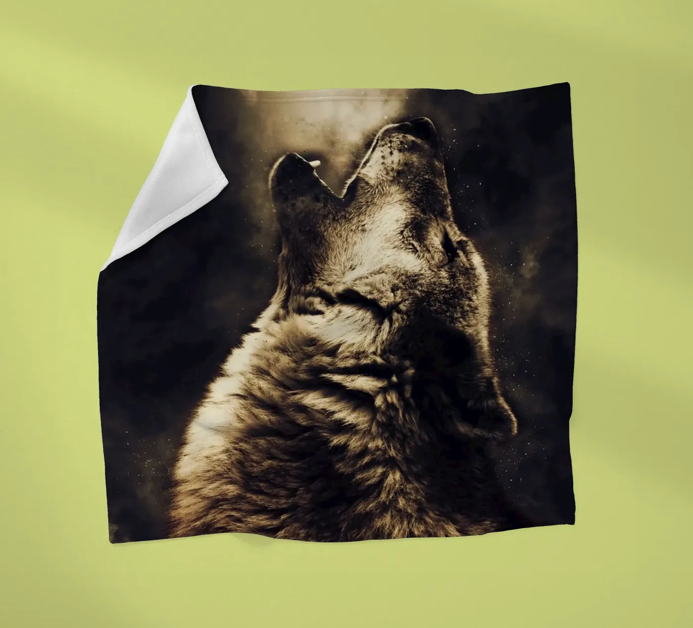 Wolf 2 fleecedeken van Mateo