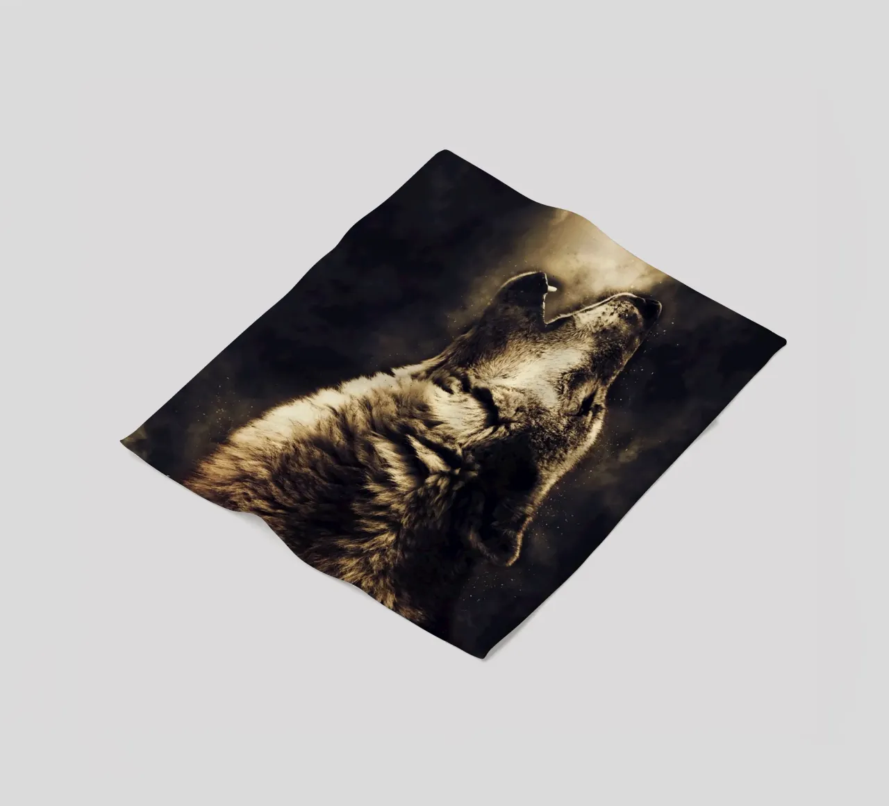 Wolf 2 Fleecedecke von Mateo