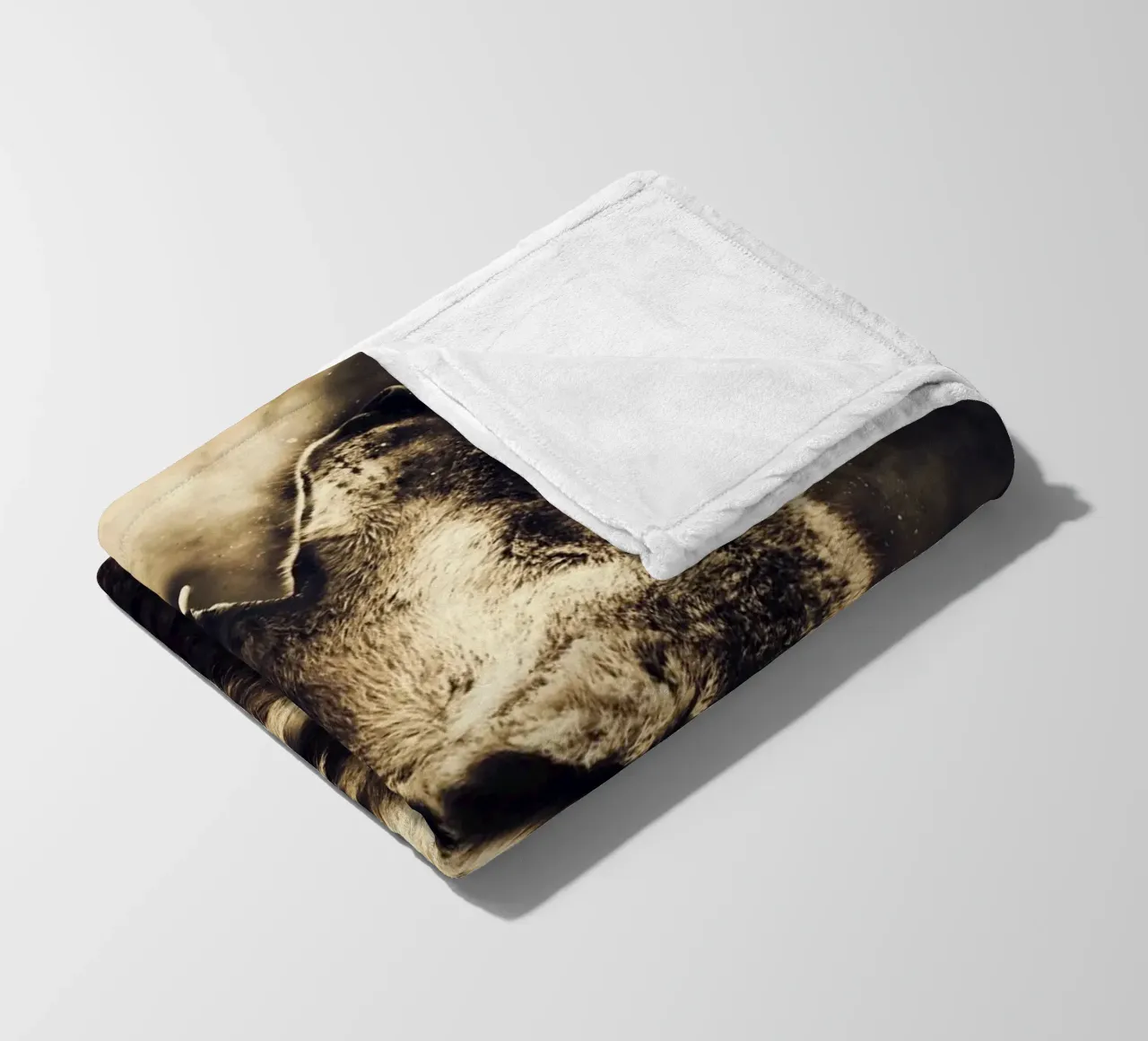 Wolf 2 Fleecedecke von Mateo