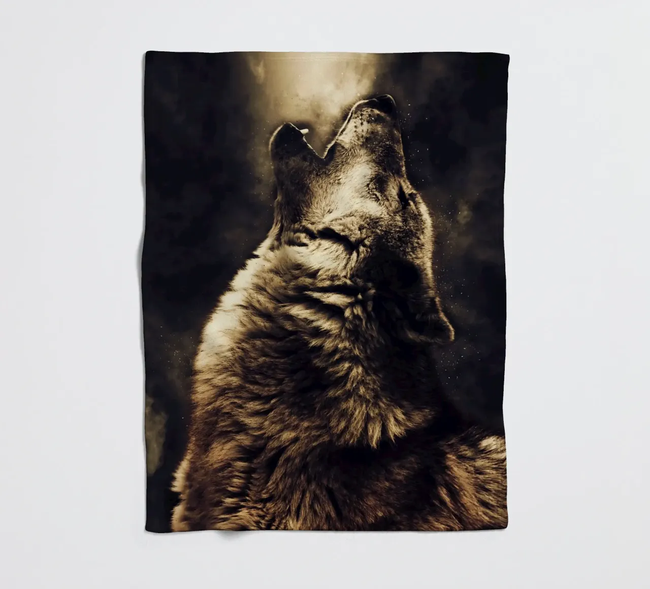Wolf 2 Fleecedecke von Mateo