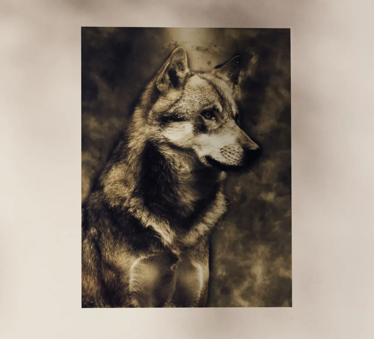 Wolf 3 pellicola backlit da Mateo