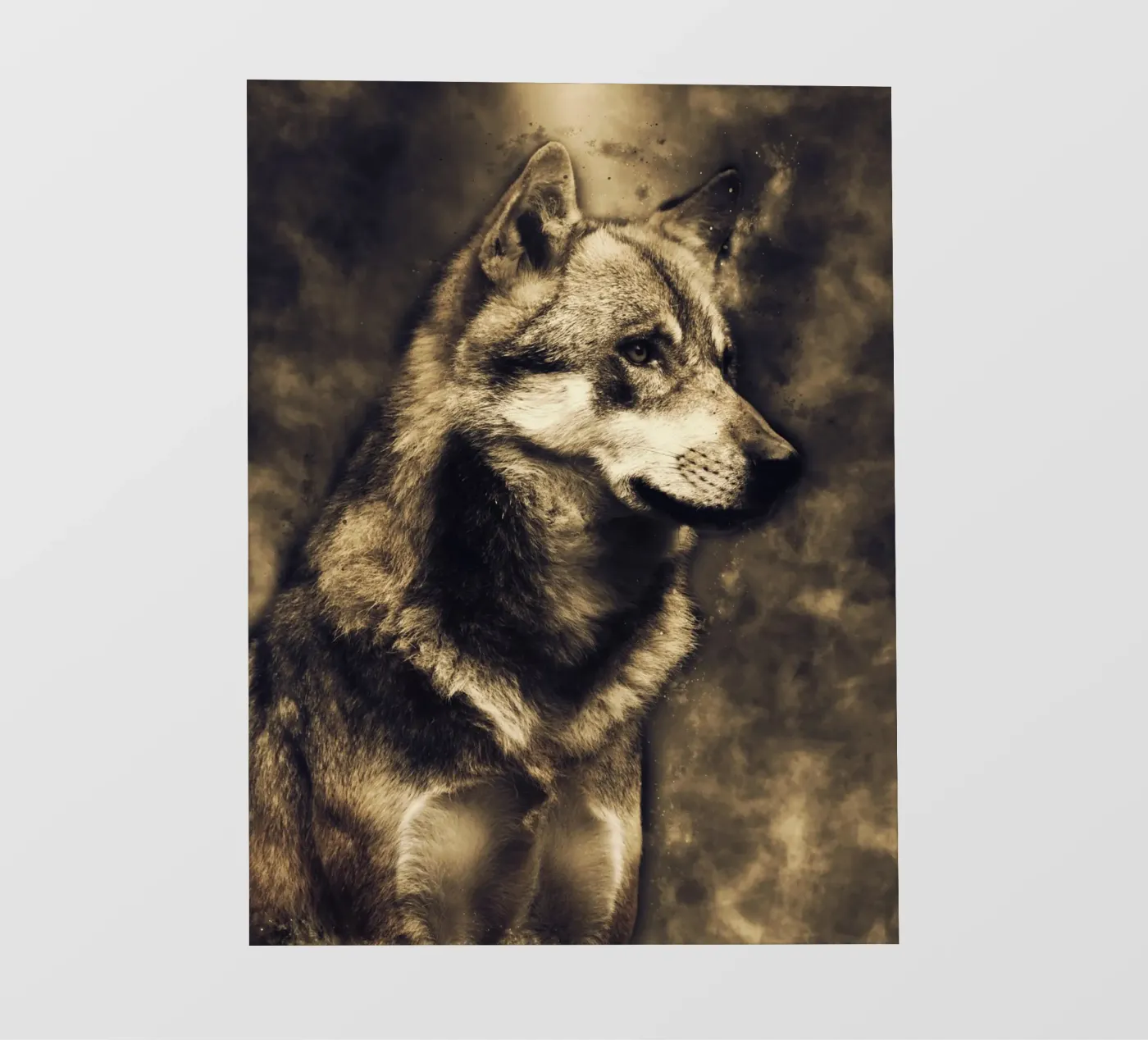 Wolf 3 pellicola backlit da Mateo