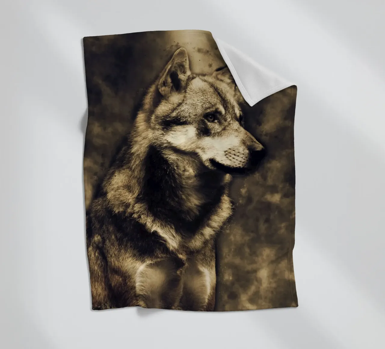 Wolf 3 Fleecedecke von Mateo
