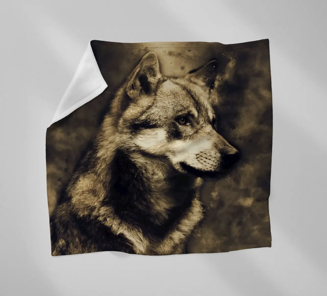 Wolf 3 Fleecedecke von Mateo