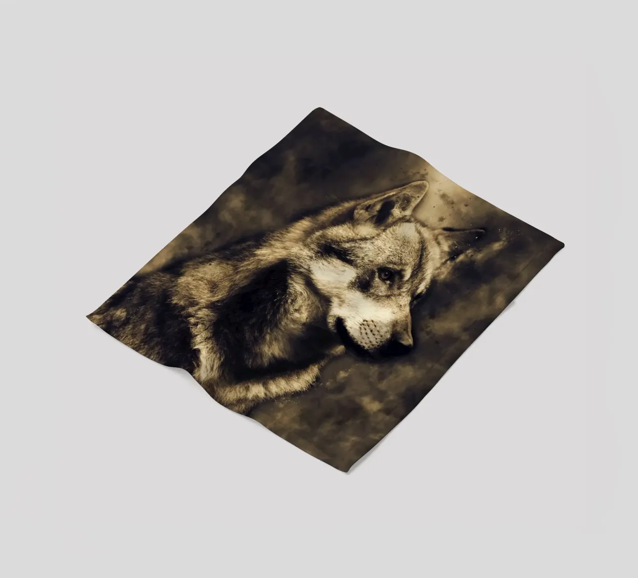 Wolf 3 Fleecedecke von Mateo